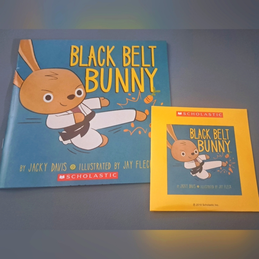 New Scholastic Black Belt Bunny Book & CD Set